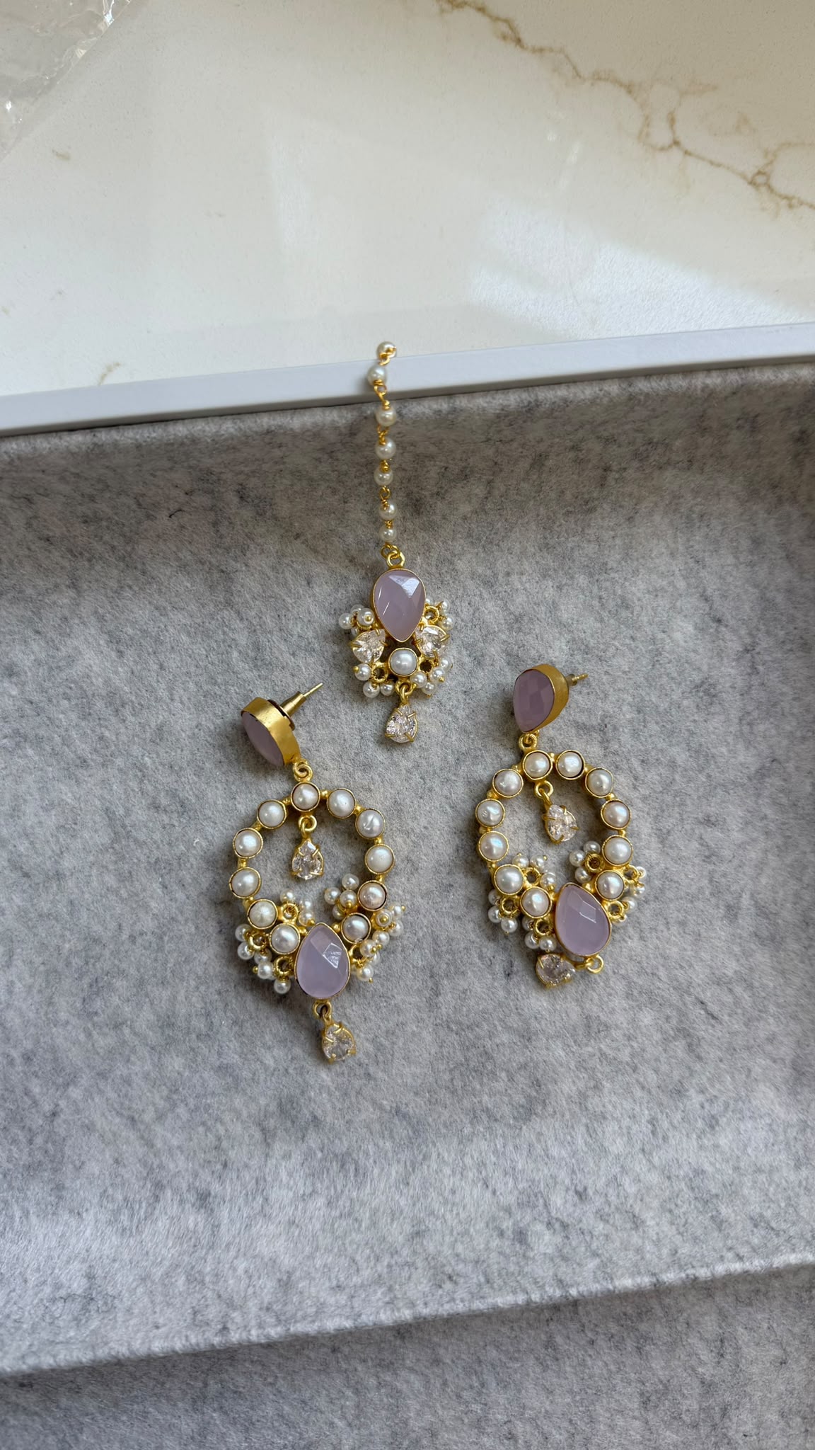 Gulnaar Blush Tikka Set