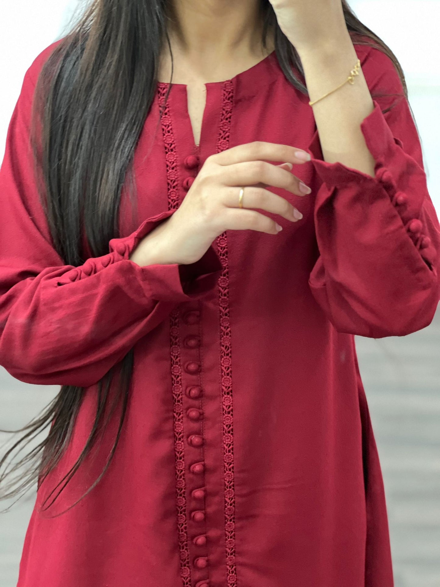 Sajjal  - Two Piece Plain