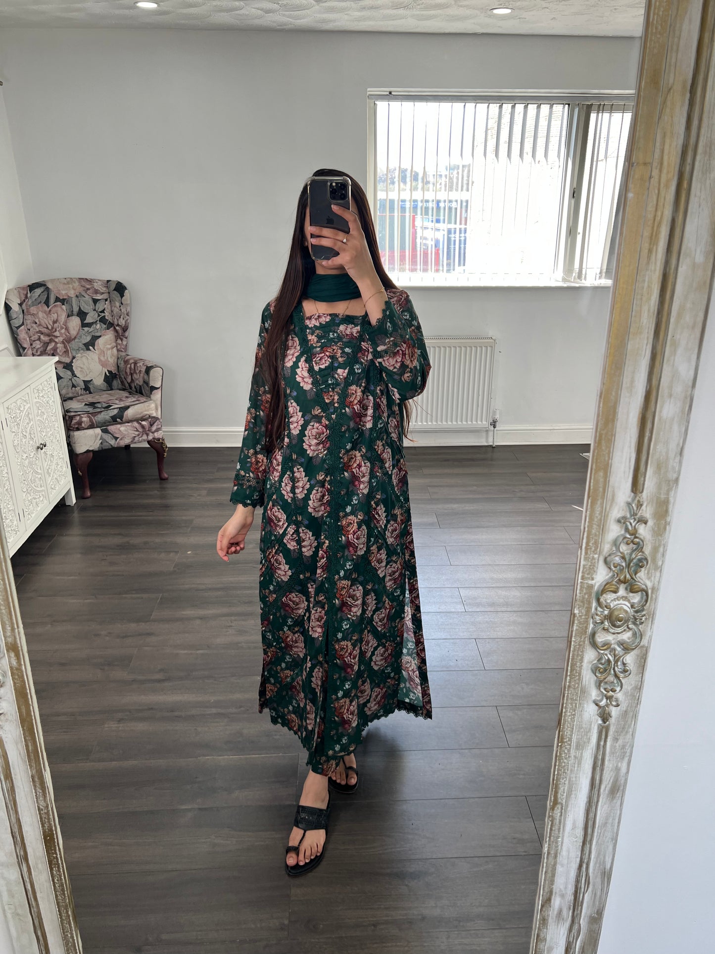 Almirah Long Length Summer Printed Outfit