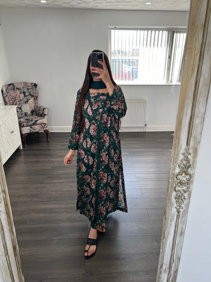 Almirah Long Length Summer Printed Outfit