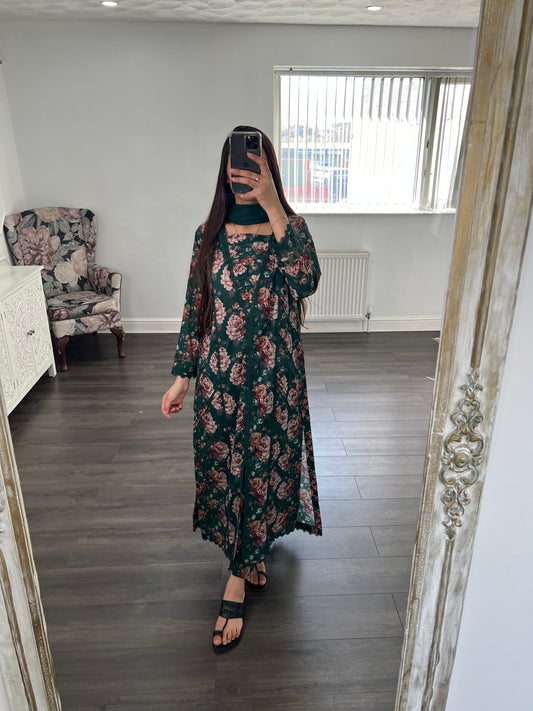 Almirah Long Length Summer Printed Outfit