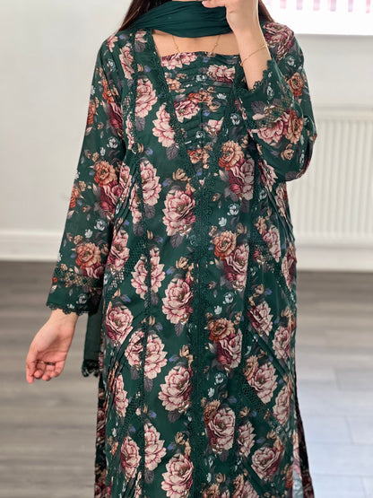 Almirah Long Length Summer Printed Outfit