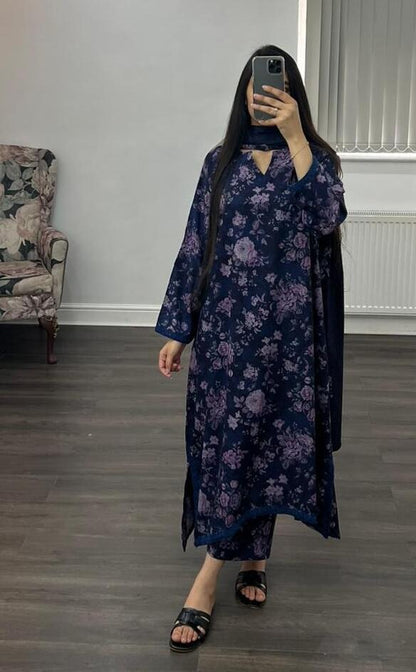 Husn - Three Piece Winter Edition