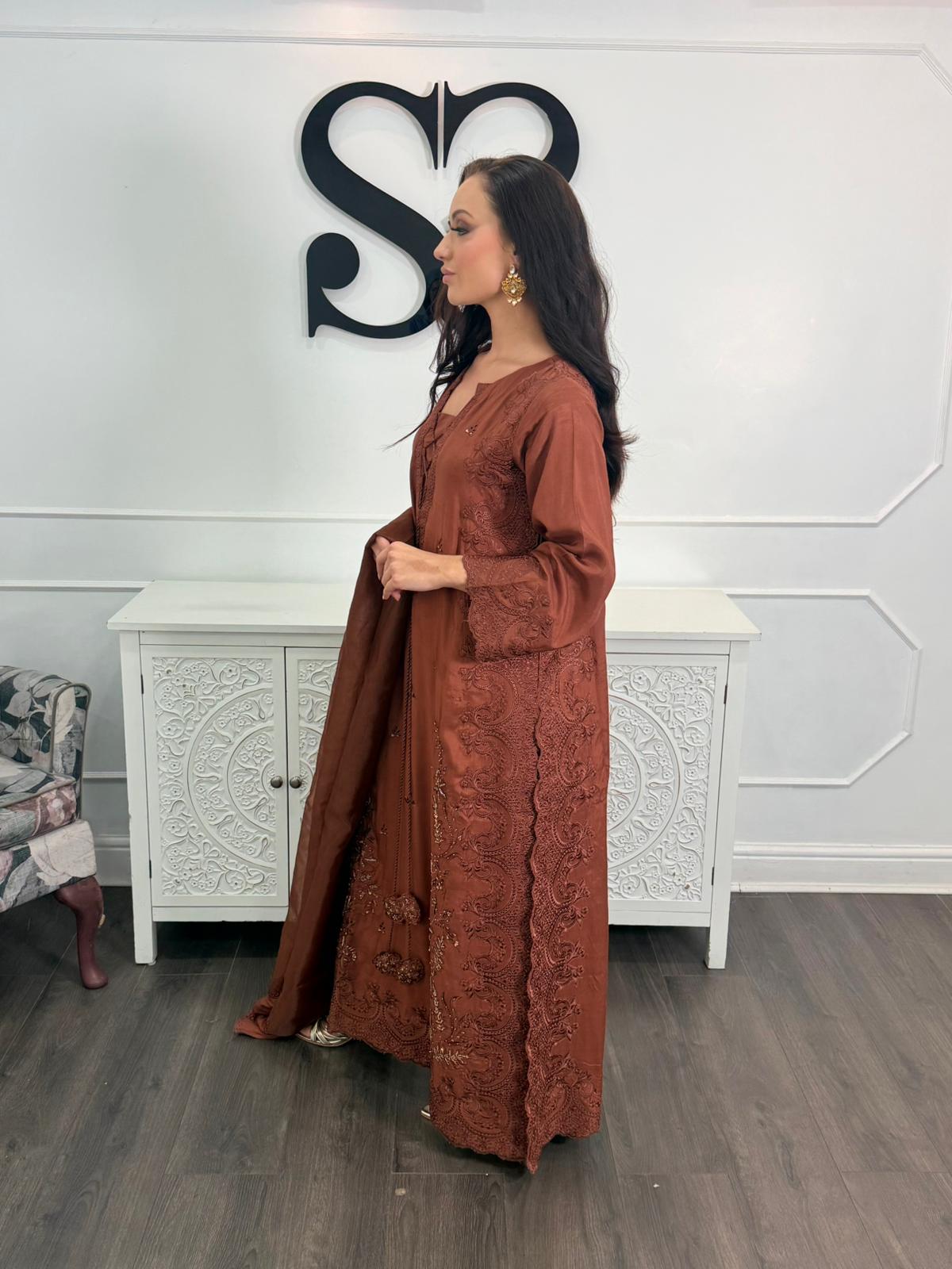 SERAYAH – Royal Eid Edit | 3PC Silk Ensemble