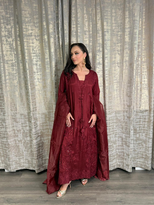 SERAYAH – Royal Eid Edit | 3PC Silk Ensemble