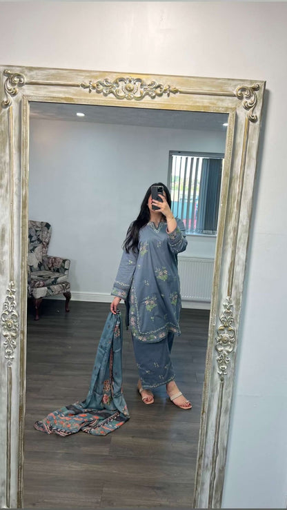 ZAYELLE – 3PC Luxury Lawn Collection