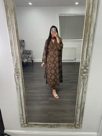 PEARL – Luxury Bana Dora Lawn Collection | 3PC