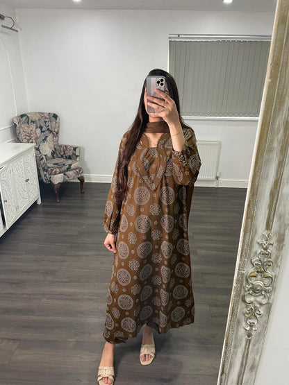 PEARL – Luxury Bana Dora Lawn Collection | 3PC