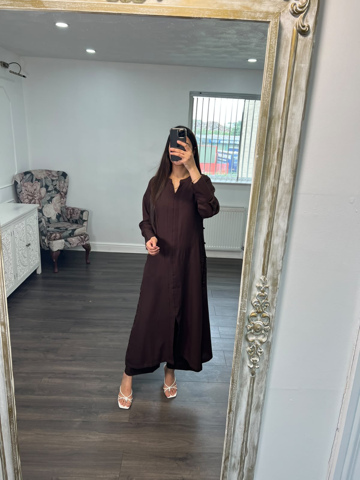 Hooria Brown – Premium Viscose 2 Piece Suit