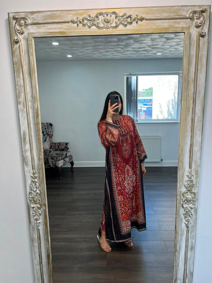 Imperial Ruby Kaftan Shirt