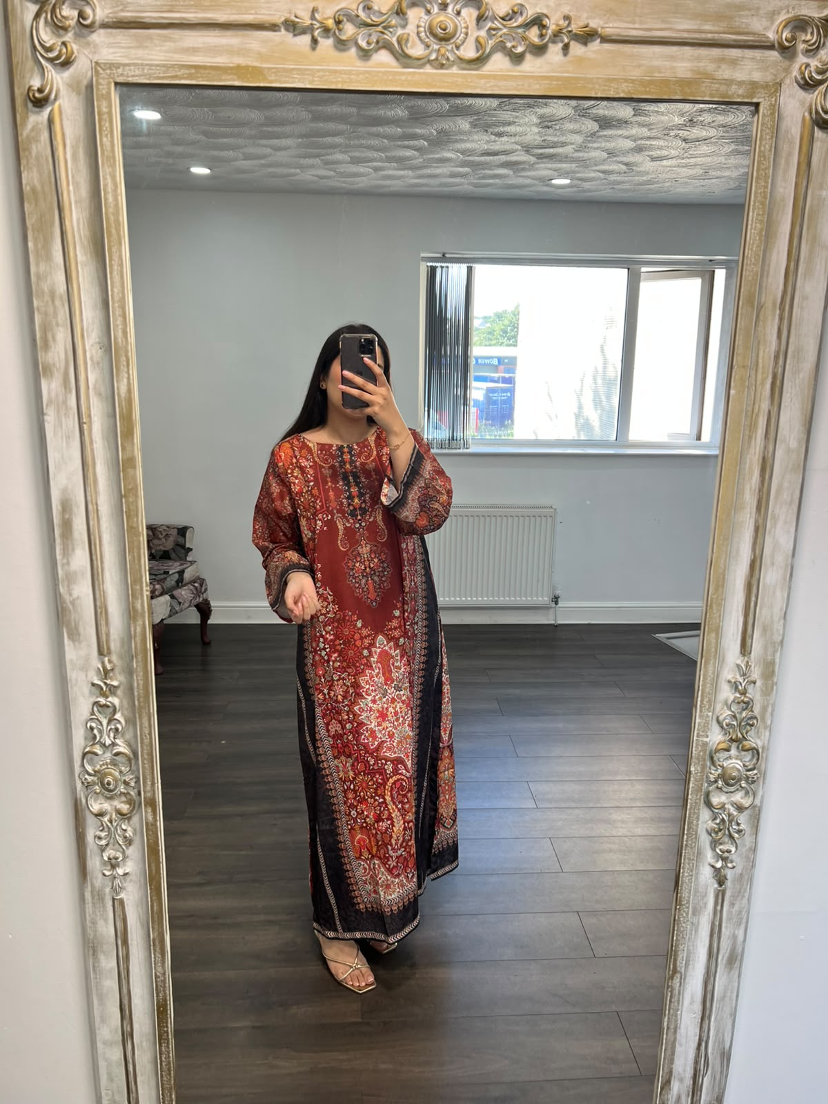 Imperial Ruby Kaftan Shirt