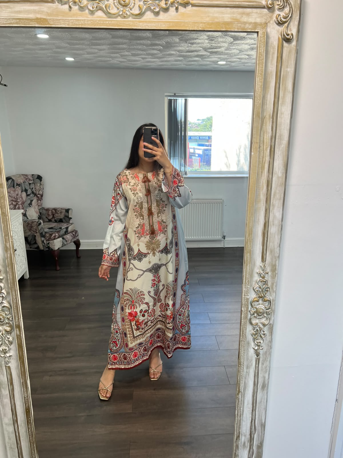 Regal Ivory Kaftan Shirt