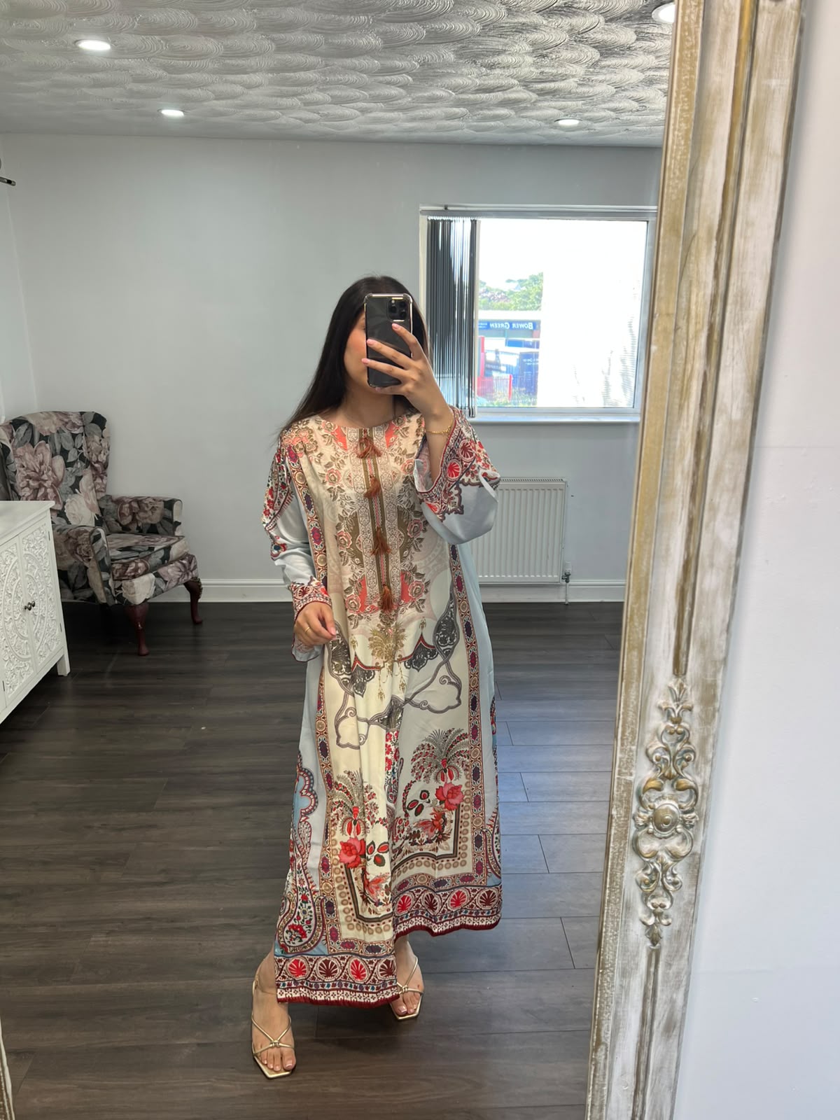 Regal Ivory Kaftan Shirt