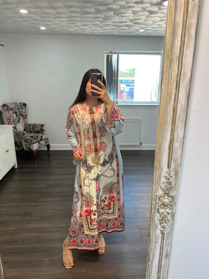 Regal Ivory Kaftan Shirt
