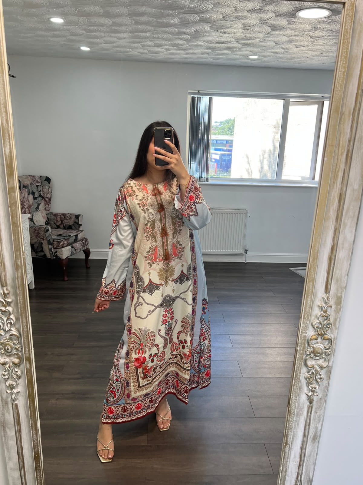 Regal Ivory Kaftan Shirt
