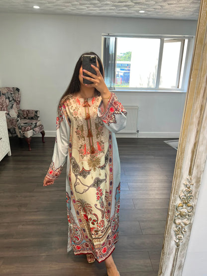 Regal Ivory Kaftan Shirt