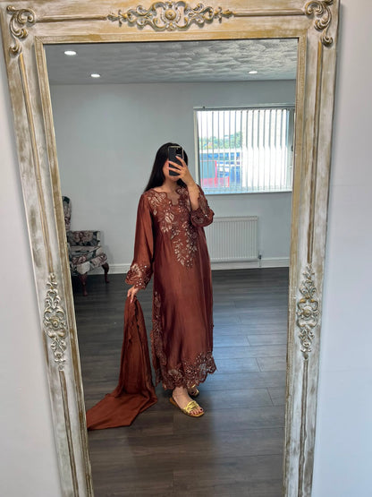 Cocoa Royale - Handworked Kaftan Set