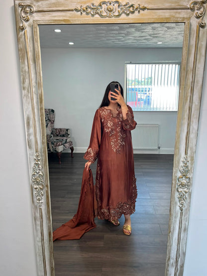 Cocoa Royale - Handworked Kaftan Set