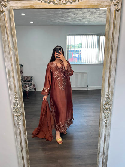 Cocoa Royale - Handworked Kaftan Set