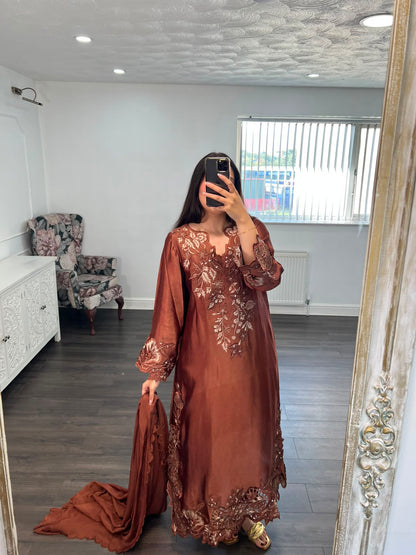 Cocoa Royale - Handworked Kaftan Set