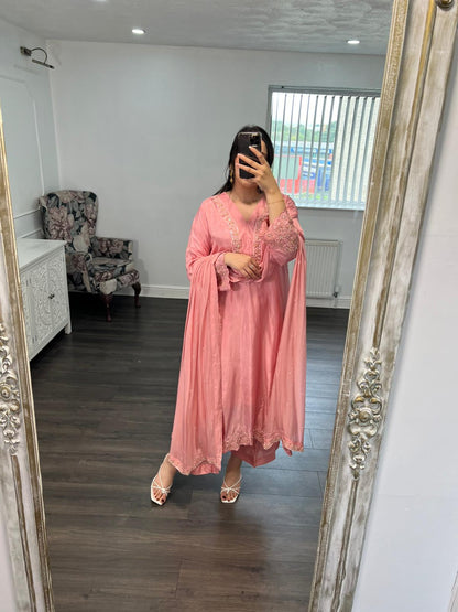 Nayara – Blush Pink 3 Piece Ensemble