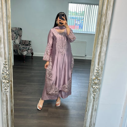Riwaayat – Sheesha Silk 3-Piece Luxury Pret