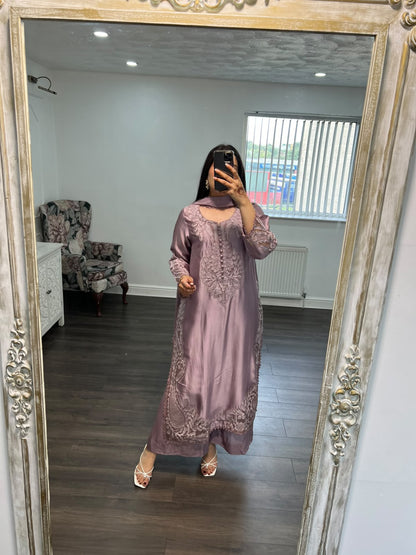Riwaayat – Sheesha Silk 3-Piece Luxury Pret