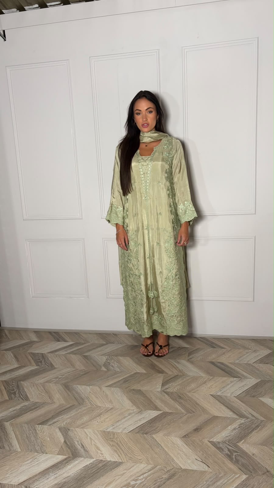GUL-E-NOOR – Elegant Printed 3 Piece Suit