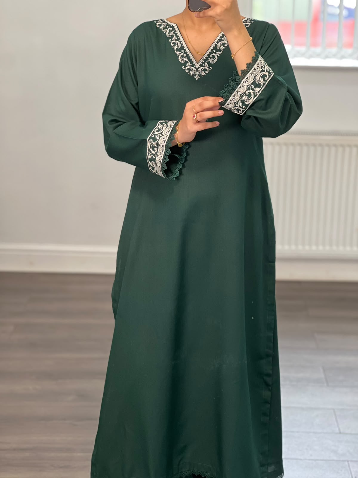ANNA – Elegant Embroidered 2 Piece Suit