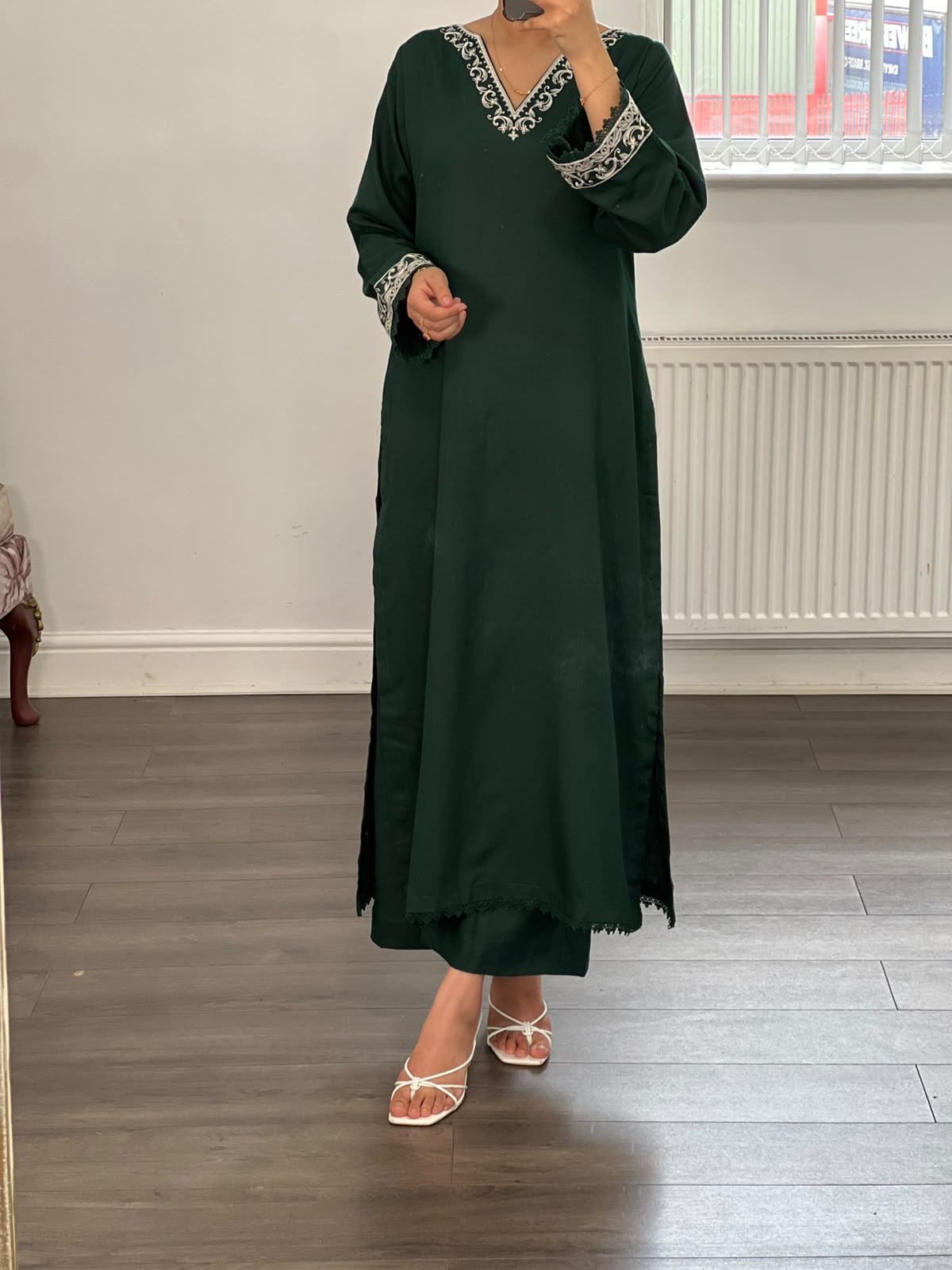 ANNA – Elegant Embroidered 2 Piece Suit
