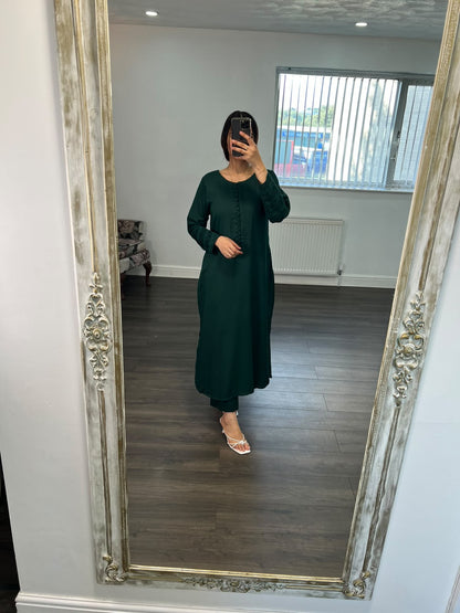 MEERUB – Bottle Green 2 Piece Suit
