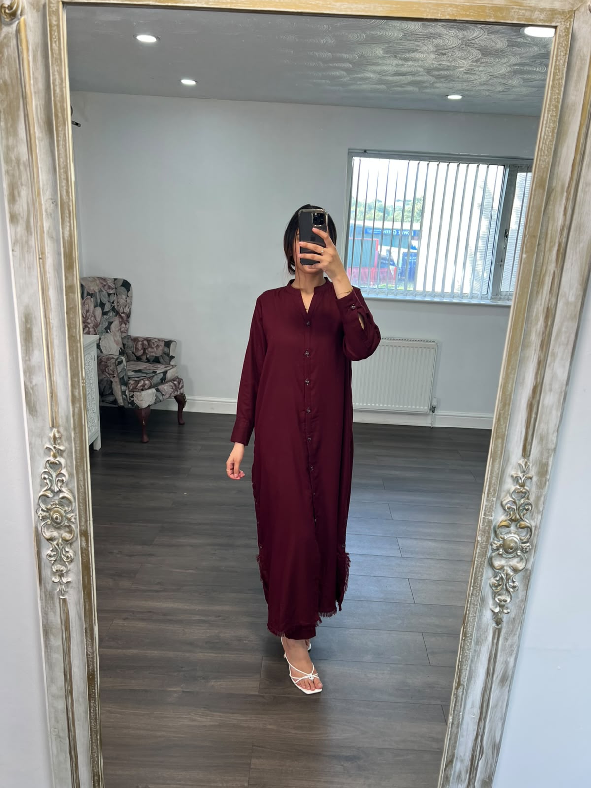 MEHAR – Elegant Maroon 2 Piece Suit