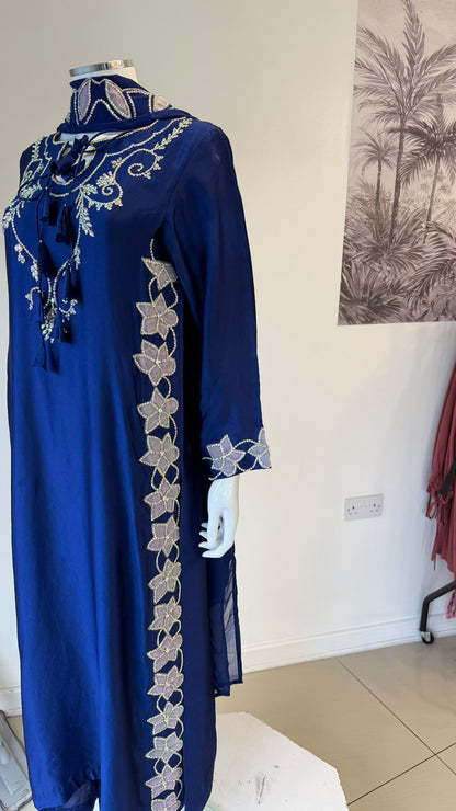 NEELAM ELEGANCE – 3 Piece Sheesha Silk Suit