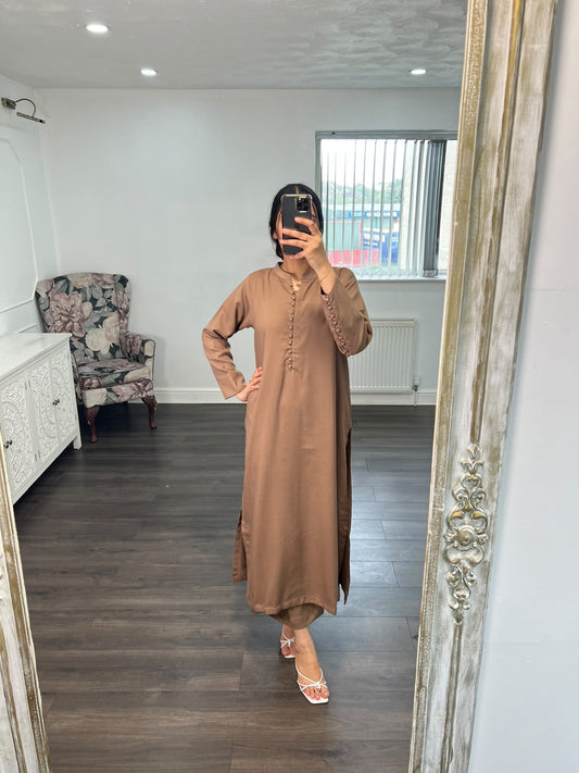AARZOO MOCHA — 2 PIECE SUIT