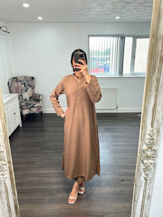 AARZOO MOCHA — 2 PIECE SUIT