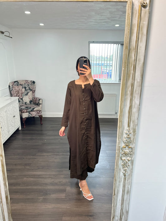 INAYA CHOCOLATE — 2 PIECE SUIT