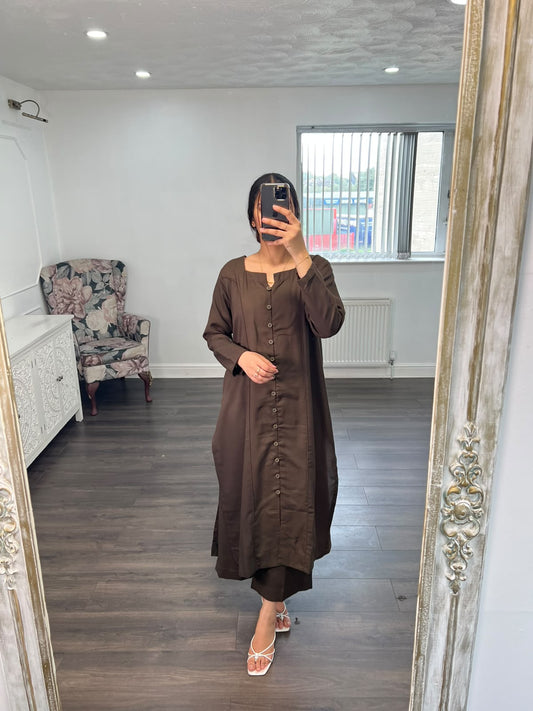 INAYA CHOCOLATE — 2 PIECE SUIT