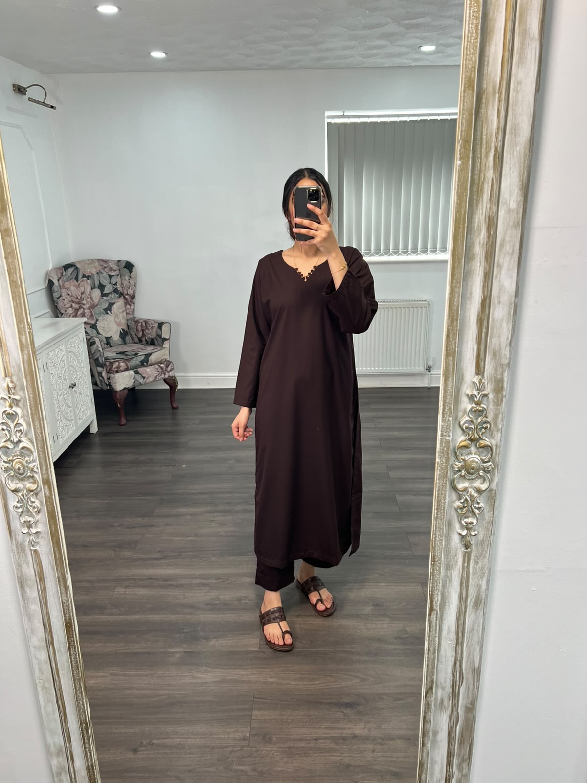 ZIYAAH CHOCOLATE BROWN — 2 PIECE