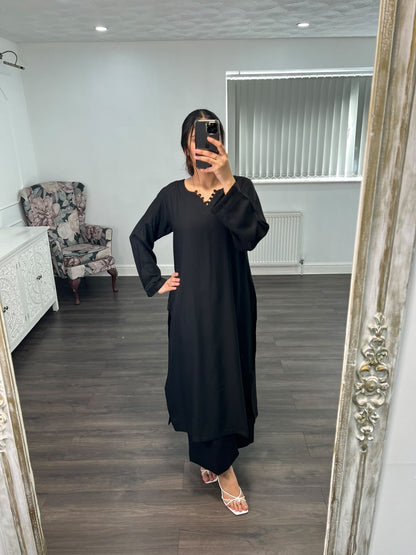 ZIYAAH NOIR BLACK — 2 PIECE