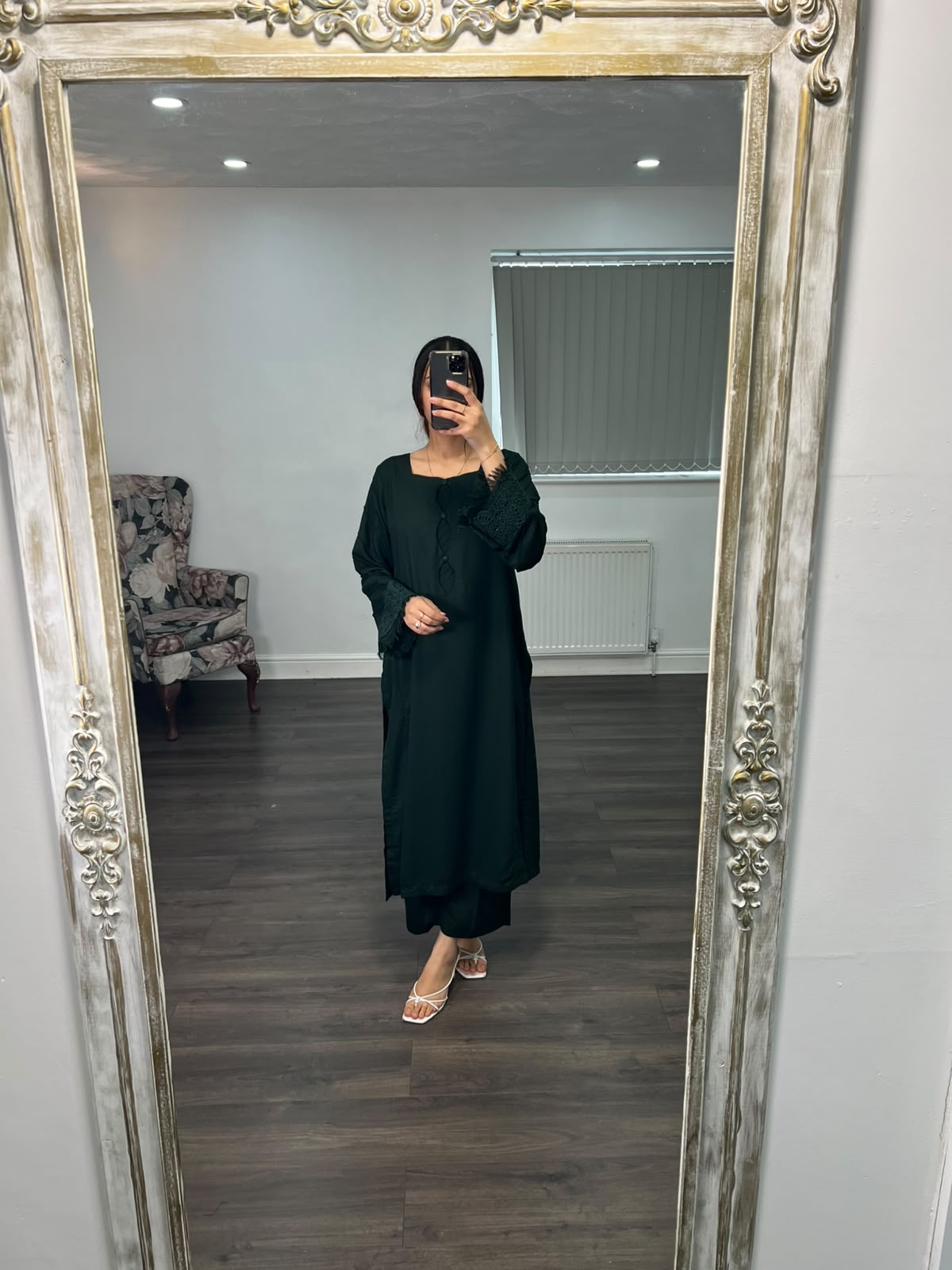 ALINA – 2 Piece Lace Detail Suit