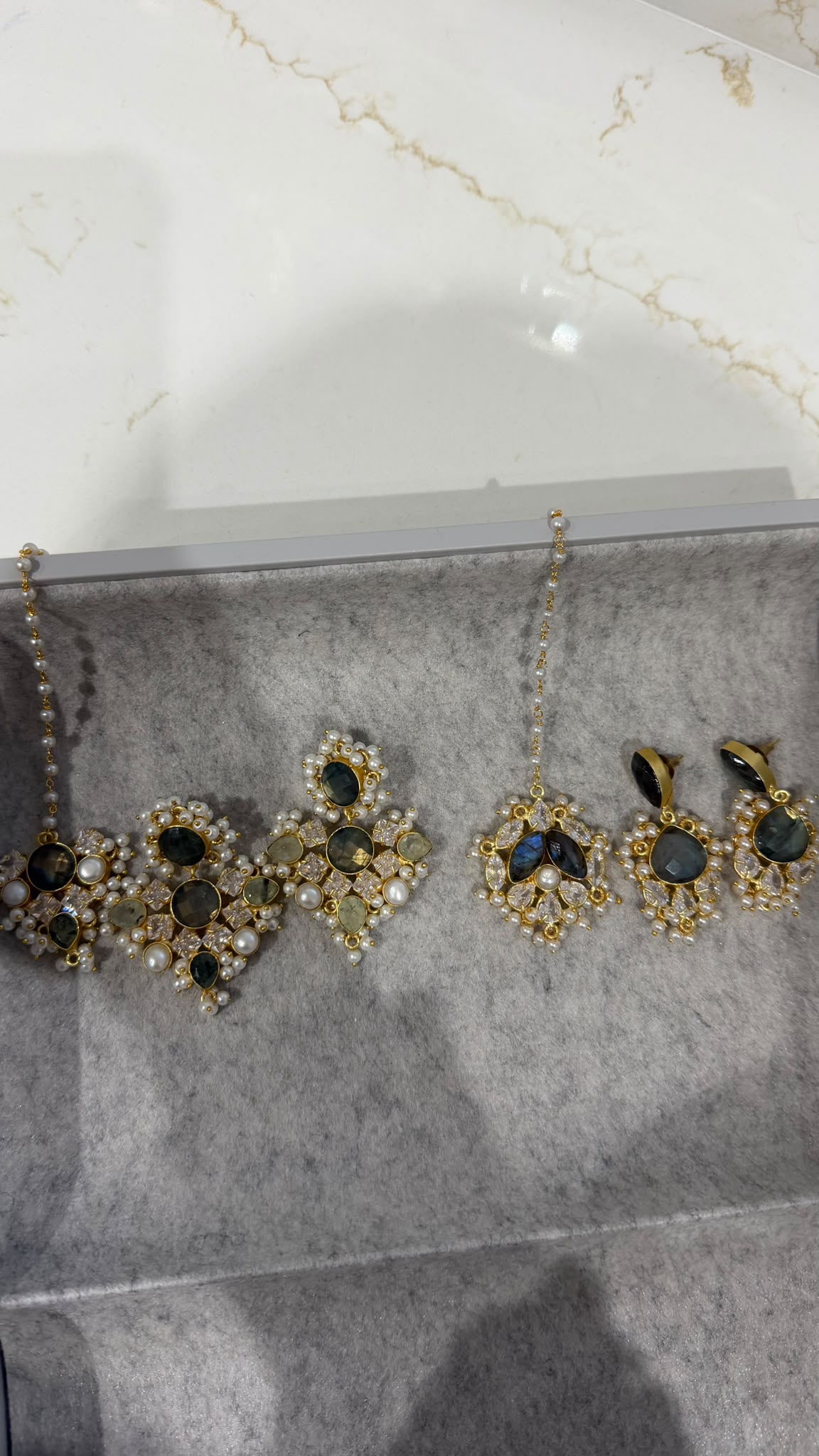 Siyah Noor Jewellery Set