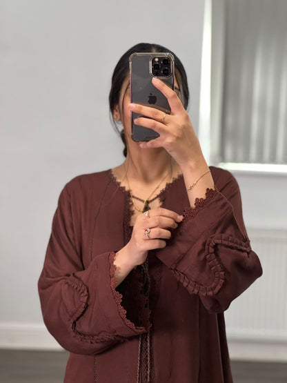 Gulposh – Elegant Maroon 2-Piece Suit