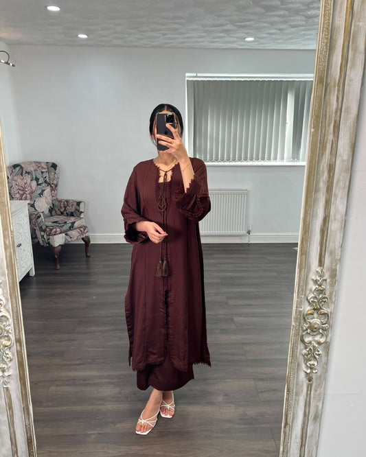 Gulposh – Elegant Maroon 2-Piece Suit