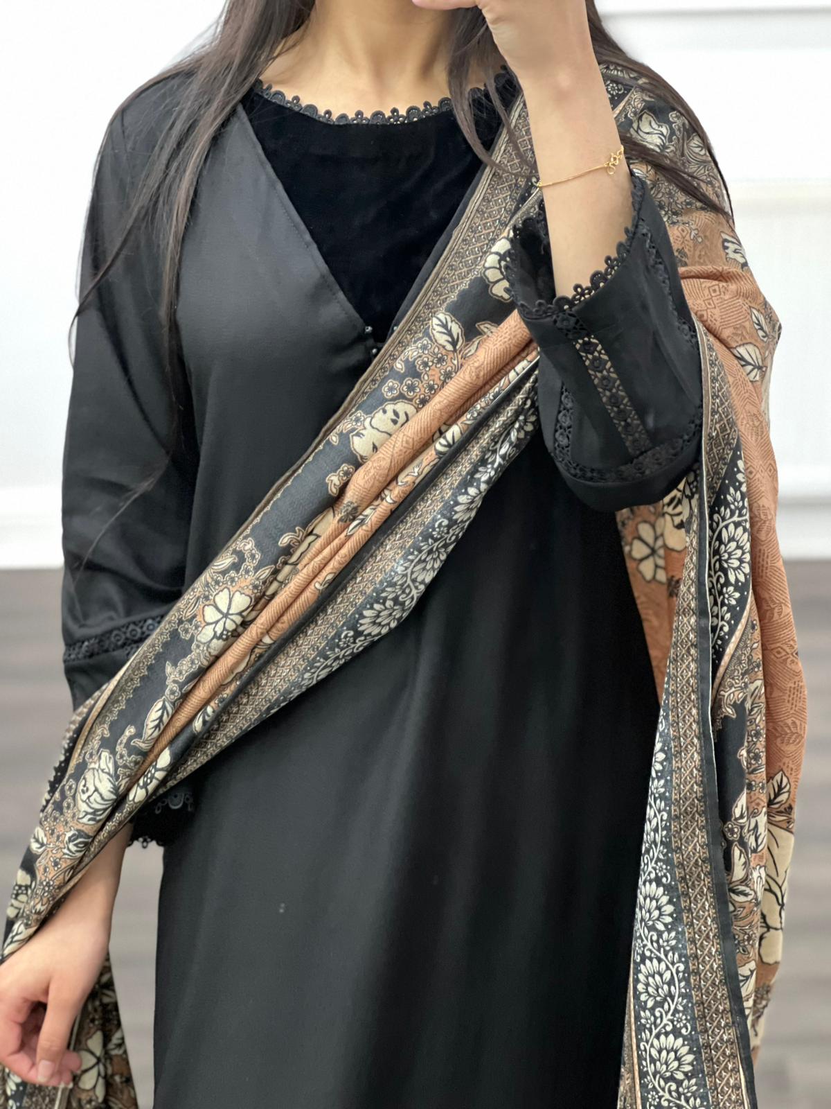 Wasna - Three Piece With Shawl