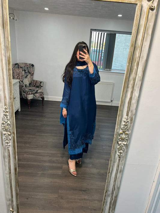 AYZEL – 3PC Raw Silk Collection