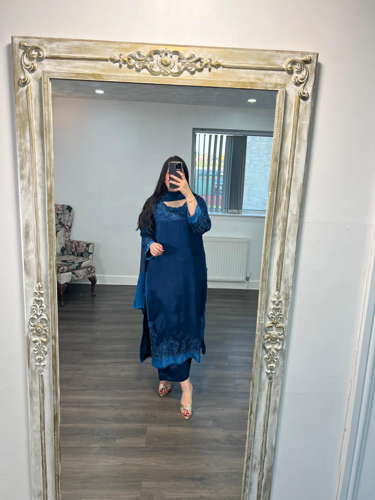 AYZEL – 3PC Raw Silk Collection