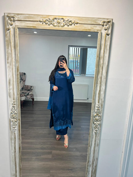 AYZEL – 3PC Raw Silk Collection