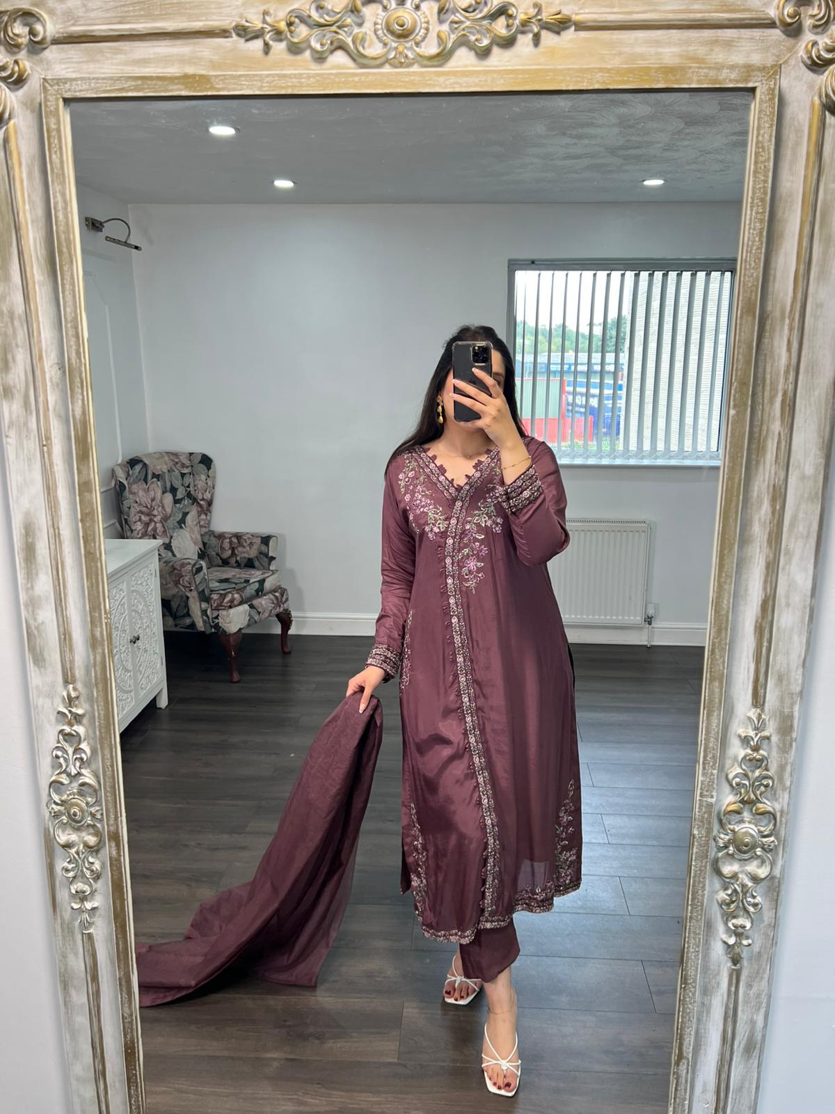 ZAHRA — Luxury Angrakha Ensemble