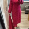 Husna Husni Hot Pink – 3 Piece Ready to Wear